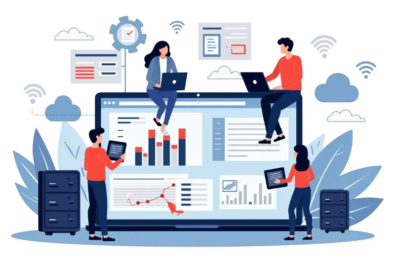 رسم توضيحي لدعوة للعمل